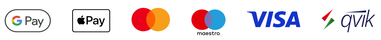 MasterCard, Maestro, VISA, AMEX